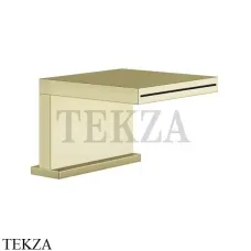 Gessi CASCATA Каскадный излив на борт ванны или подиум 20191-710, Brass PVD