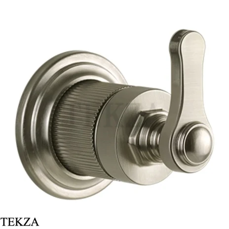 Gessi VENTI20 Вентиль запорный, 1 поток, внешняя часть 65247-149, Finox Brushed Nickel