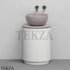 CIELO Arcadia Tiberino Тумба TIMOPC с раковиной Cipria, слив в стену, Talco