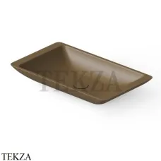 Dea Design Washbasins Раковина настольная 60х35 Solid Surface DD9002 600 1, Dark Camel №1