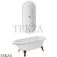 Villeroy & Boch Hommage Ванна отдельностоящая на ножках UBQ180HOM700V-01, Quaryl, белый глянец