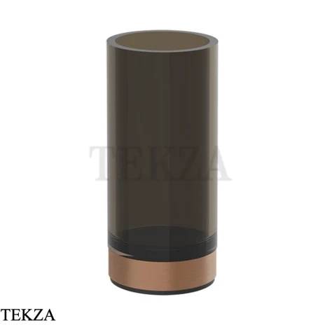 Gessi Perle Стакан для зубных щёток круглый 74833-708, медь Brushed