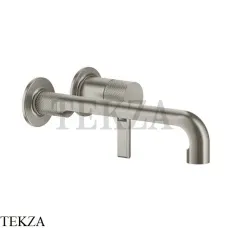 Gessi INCISO Смеситель для раковины с длинным изливом, внешняя часть 58089-149, Finox Brushed Nickel