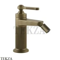 Gessi VENTI20 Смеситель для биде с донным клапаном 65007-713, Antique Brass