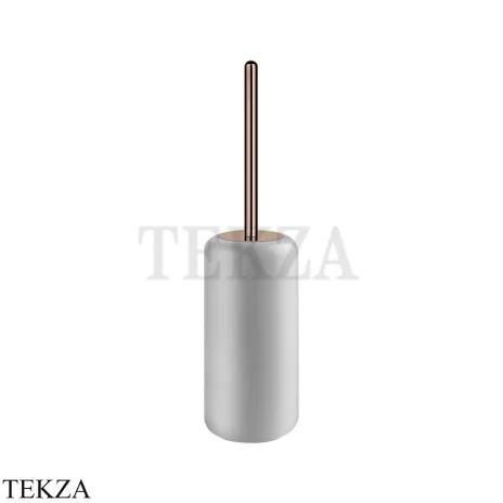 Gessi Goccia Ершик напольный, белая керамика 38043-030, Copper PVD
