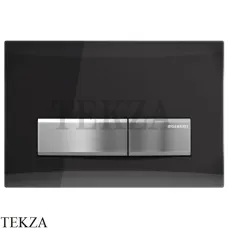 Geberit Sigma50 Клавиша смыва, стекло 115.788.SD.5, цвет дымчатый/сталь
