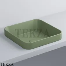 Cielo ENJOY Раковина полувстраиваемая квадратная, без перелива EJLASIQ AG, Agave