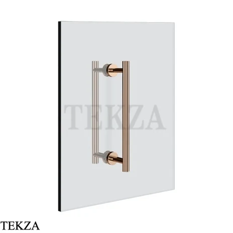 Gessi Ludovica Полотенцедержатель для крепления на стекло, 20 см 76630-030, медь глянец