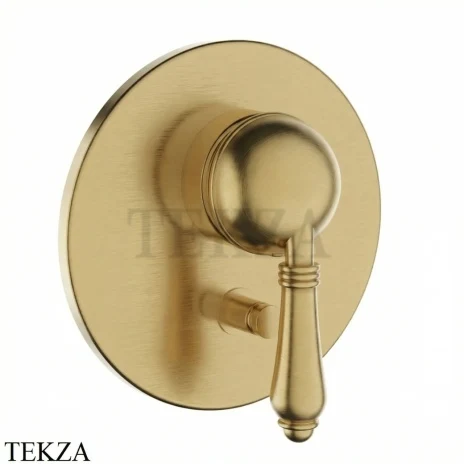 Nicolazzi El Capitan Смеситель для душа. 2 потока, внешняя часть, 3460EXTOS75, Brushed brass