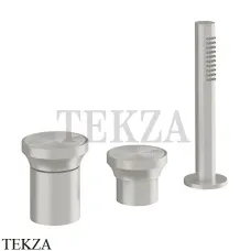 Gessi Origini NEUTRAL Смеситель для ванны с гарнитуром, без излива 66043-149, Finox Brushed Nickel