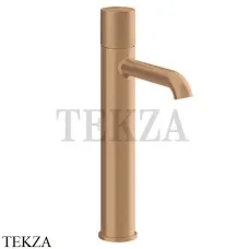Gessi Habito DIAMANTATO Смеситель для раковины высокий, с донным клапаном 70604-726, Warm Bronze Br