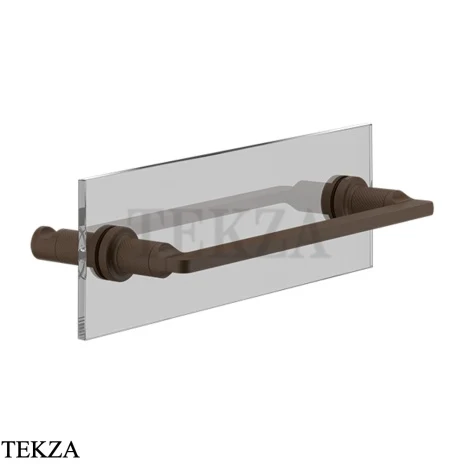 Gessi INCISO accessories Полотенцедержатель для крепления на стекло, 30 см 58613-845, Dark Bronze