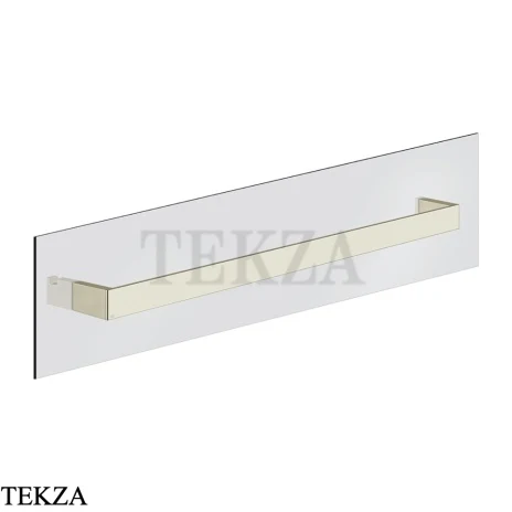 Gessi Rettangolo Полотенцедержатель для крепления на стекло, 60 см 20965-720, Nickel PVD