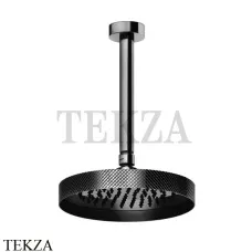 Gessi Inverso Diamantato Верхняя лейка с потолочным кронштейном под размер 63450-706, Black Metal PVD