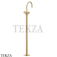 Dornbracht TARA Смеситель для раковины напольный, внешняя часть 22585892-28, латунь сатин Brushed (23kt Gold)
