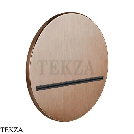 Gessi CASCATA Каскадный излив настенный круглый 65295-708, Copper Brushed PVD