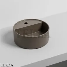 Cielo Theo Mini Round Раковина накладная с 1 отв. и без отв., без перелива LPLATFG CA, Cacao