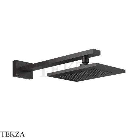 Gessi Rettangolo shower Верхний душ с кронштейном 20148-187, Aged Bronze