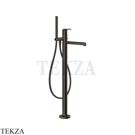 Gessi INGRANAGGIO Смеситель для ванны напольный, с гарнитуром 63528-187, Aged Bronze