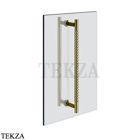 Gessi Pelle Tresse Полотенцедержатель для крепления на стекло, 60 см 78633-710, Brass PVD