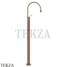 Gessi Goccia Смеситель для раковины напольный, внешняя часть 33626-125, Copper Brushed Gessi Goccia Смеситель для раковины напольный, внешняя часть 33626-125, Copper Brushed