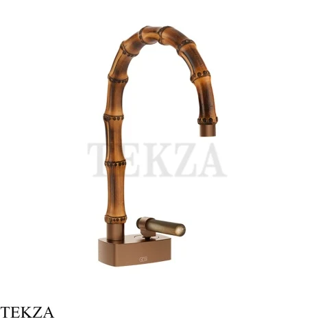 Gessi Jacqueline Смеситель для раковины, без донного клапана 77201-708, медь Brushed