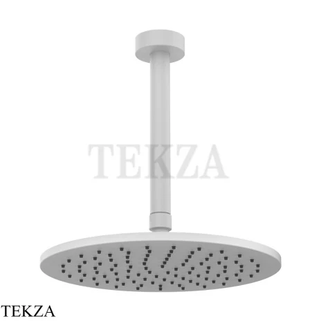 Gessi ANELLO Верхняя лейка с потолочным кронштейном под размер 63350-279, Matte White