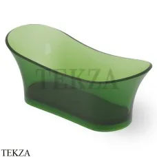 Dea Design Elegant Ванна отдельностоящая овальная 175x75 Glasstech DD8614 1750 R3, Emerald R3