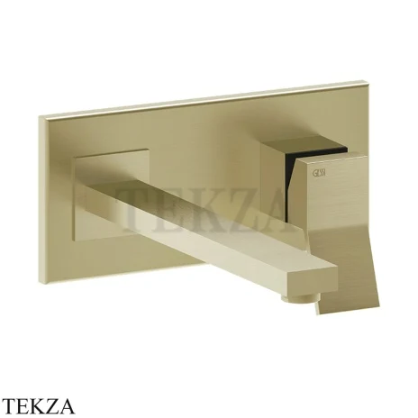 Gessi RETTANGOLO K Смеситель для раковины, внешняя часть 53088-727, Brushed Brass