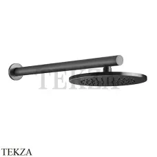 Gessi 316 SHOWER Верхняя душевая лейка с креплением 54149-707, Black Metal Brushed Gessi 316 SHOWER Верхняя душевая лейка с креплением 54149-707, Black Metal Brushed