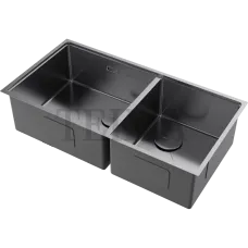 Omoikiri Taki 85-2-LB-U/IF Side Кухонная мойка нерж. сталь две чаши 4997037 нержавеющая сталь Omoikiri Taki 85-2-LB-U/IF Side Кухонная мойка нерж. сталь две чаши 4997037 нержавеющая сталь