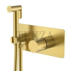 Boheme Stick Гигиенический душ со смесителем Stick 127-MG Mat Gold c ручкой DIAMOND