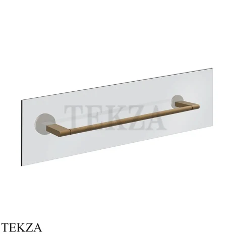 Gessi Origini Полотенцедержатель для крепления на стекло, 45 см 66513-713, Antique Brass