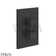 Gessi Rettangolo shower Термостат на 3 выхода, внешняя часть 20190-299, Black XL