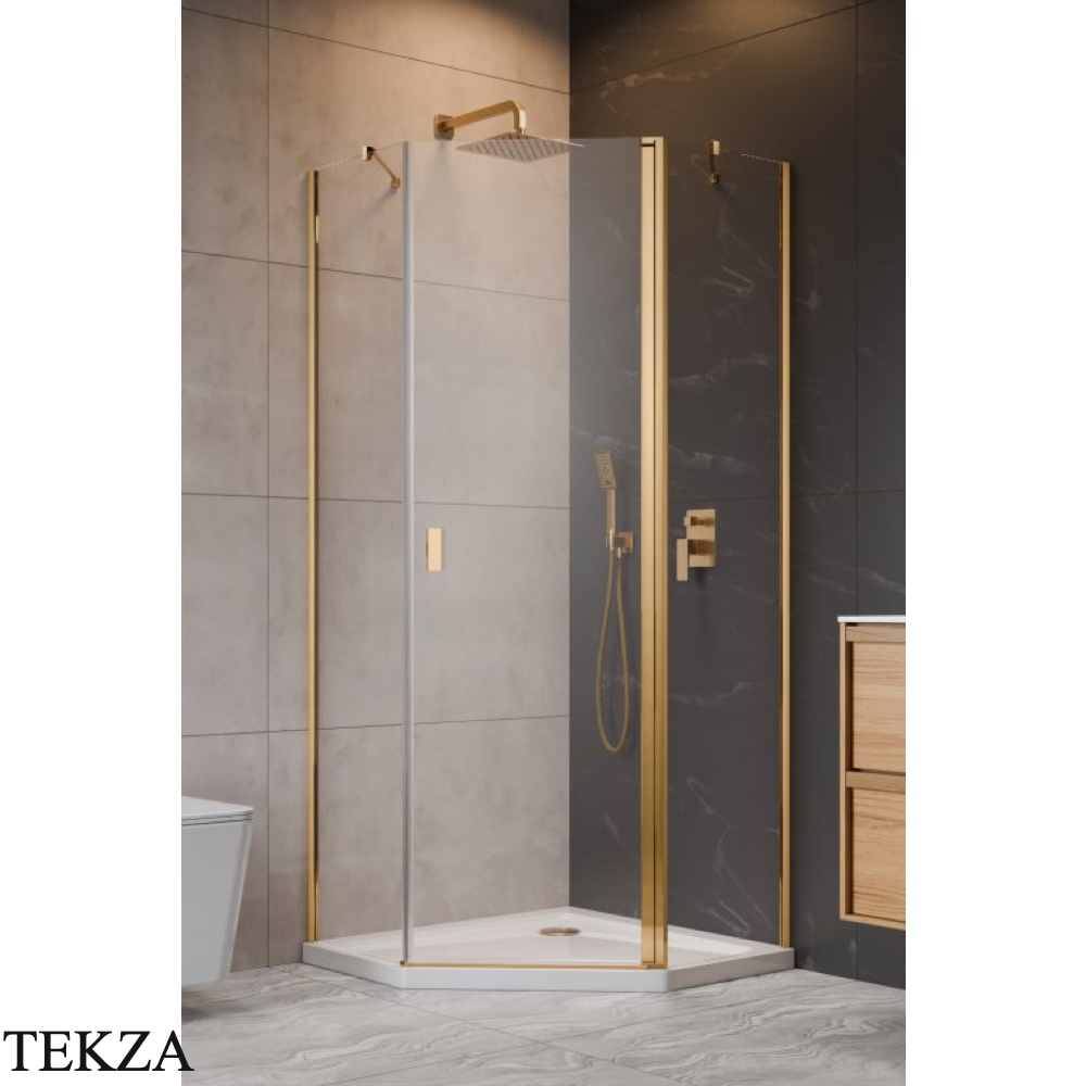 Radaway Nes PTJ Комплект боковых стенок 80х90 см, 10052600-09-01, золото глянец