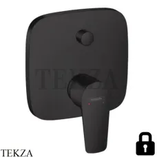Hansgrohe Talis E Смеситель для душа с защитной комбинацией, внешняя часть 71474670, черный матовый