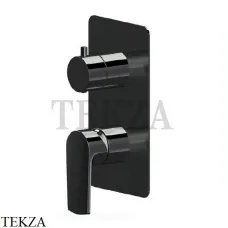 Newform HAKA Смеситель для душа, 2 потока, внешняя часть 72073E.01.093, черный матовый Newform HAKA Смеситель для душа, 2 потока, внешняя часть 72073E.01.093, черный матовый