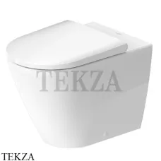 Duravit D-Neo Унитаз приставной без ободка 2003090000, сиденье микролифт SoftClose, белый глянец
