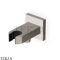 Zucchetti Вывод для шланга с держателем для душа Z93937.C3, brushed nickel