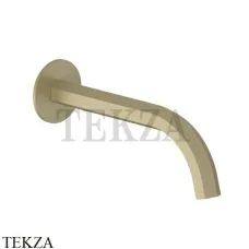 Fantini Venezia Излив для ванный настенный 20 см, 29P68315, Matt British Gold