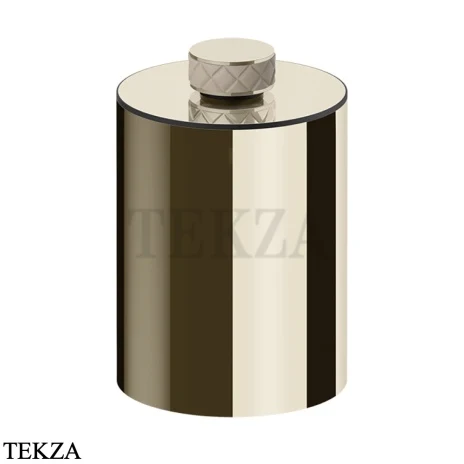 Gessi Pelle Tresse Ведерко, корзина для мусора, 78690-433, Crème/ Nickel PVD