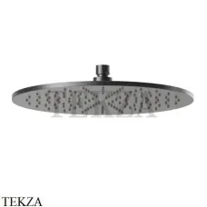 Newform Верхняя круглая лейка D300, без кронштейна 26534.59.064, PVD Brushed gun metal