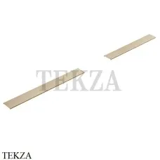Gessi Shower G Drains Боковая крышка 90см для сливной фитинга, 67057-727, Brass Br. PVD