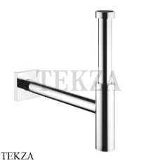 Dornbracht Сифон бутылочный для раковины с квадратной розеткой 10060780-00, хром глянец