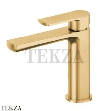 Newform HAKA Смеситель для раковины, без сливного гарнитура 72012.59.097, PVD Br. Gold