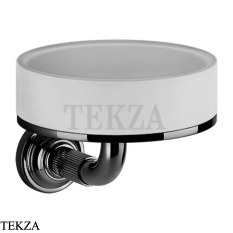 Gessi VENTI20 Мыльница настенная белая 65401-706, Black Metal PVD