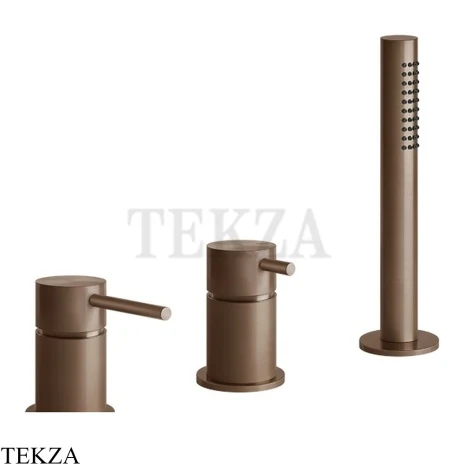 Gessi 316 BATH Смеситель для ванны, без излива 54043-708, Copper Brushed PVD