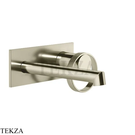 Gessi ANELLO Смеситель для раковины на планке, внешняя часть 63388-720, Nickel PVD