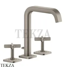 Axor Citterio E Смеситель для раковины настольный, с донным клапаном 36108800, нержавеющая сталь