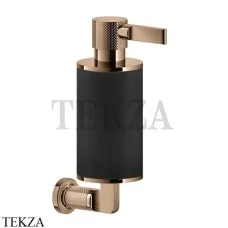 Gessi INCISO accessories Дозатор для жидкого мыла или лосьона, черный 58514-030, Copper глянец